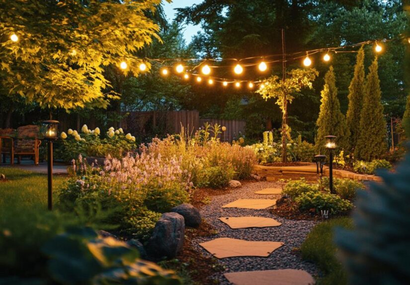 Idées créatives pour l’éclairage extérieur de votre jardin