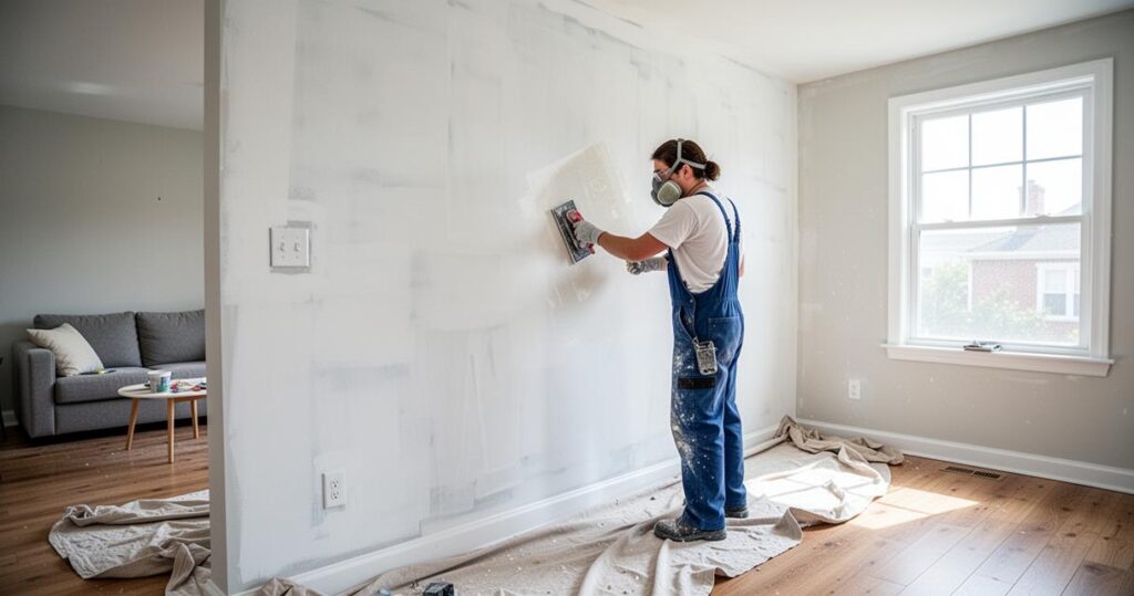 Application de peinture : évitez les erreurs de ponçage qui abîment votre surface
