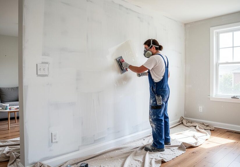 Application de peinture : évitez les erreurs de ponçage qui abîment votre surface